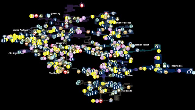 Mount QafPrince of Persia: The Lost Crown Interactive Map